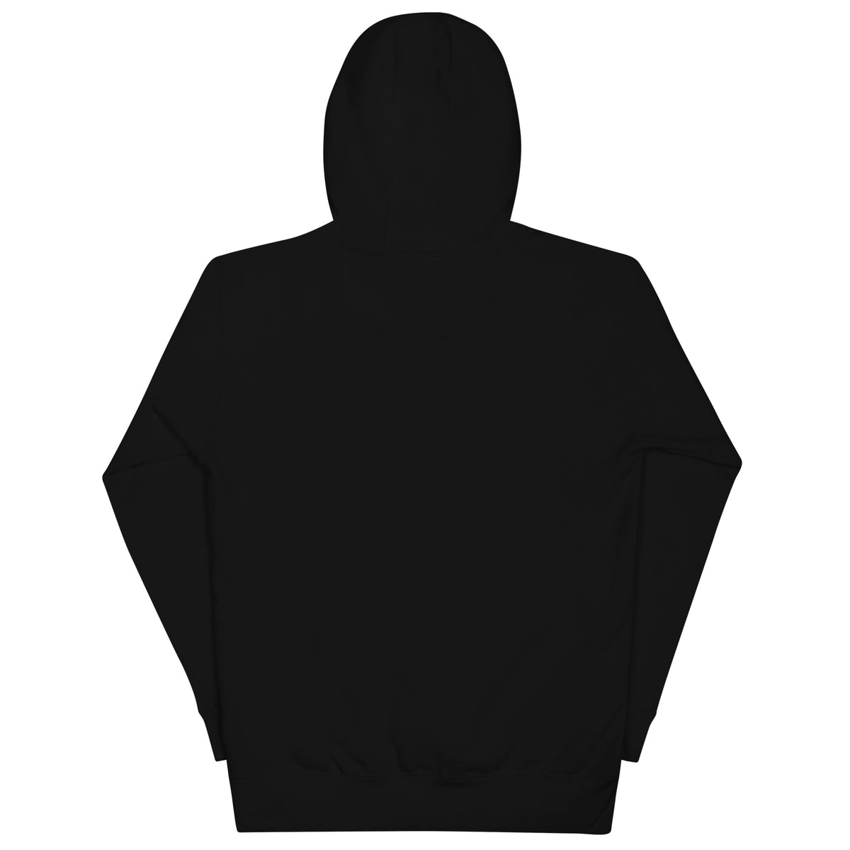 Espalda lisa del hoodie negro B UR MUSIC